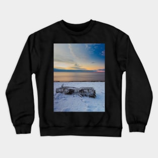 Ethereal Sunrise: Lobster Cage's Reverie V1 Crewneck Sweatshirt